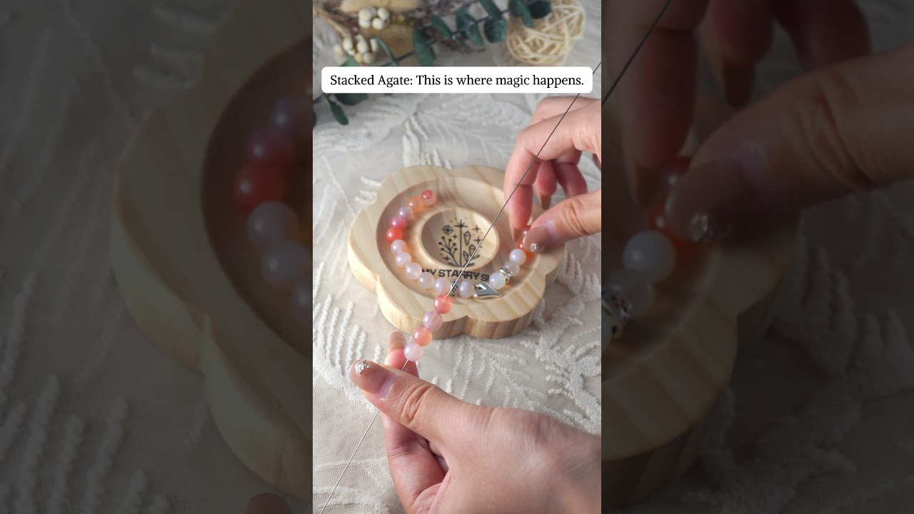 Double the Serenity, Double the Style! Stacking Two Agate Bracelets