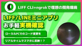 [Create your ideal development environment!] Testing LIFF on a live device using LIFF CLI and ngr...