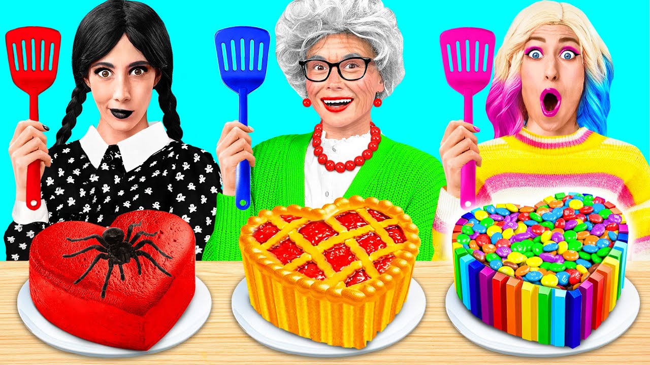 Wednesday vs Büyükanne Yemek Yapma Mücadelesi | Komik Yemek Durumları Fun Teen