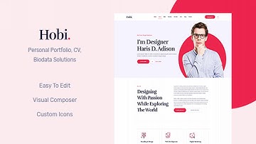 Hobi - Personal Portfolio WordPress Theme | Themeforest Website Templates and Themes