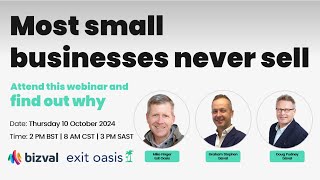 Most small businesses never sell