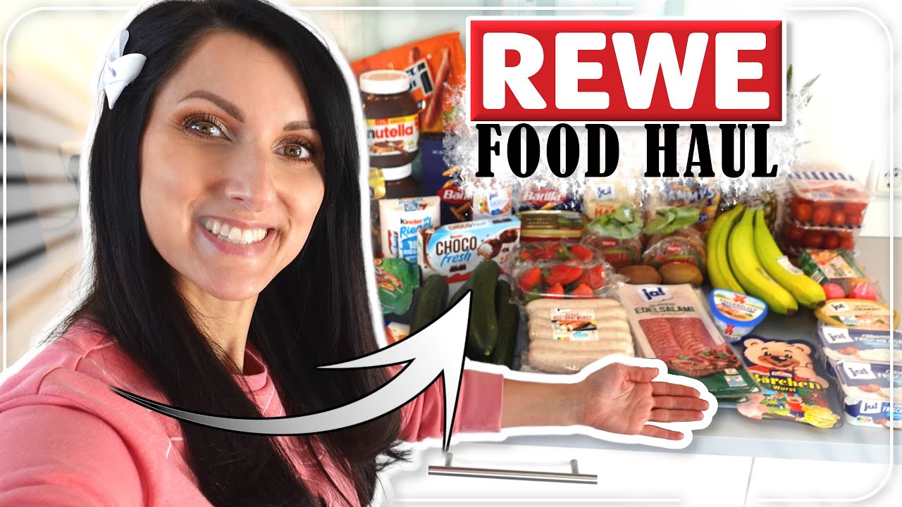 🍬 XXL REWE FOOD HAUL 🍪 Wocheneinkauf ausgewogene Ernährung | Frühlingsrolina