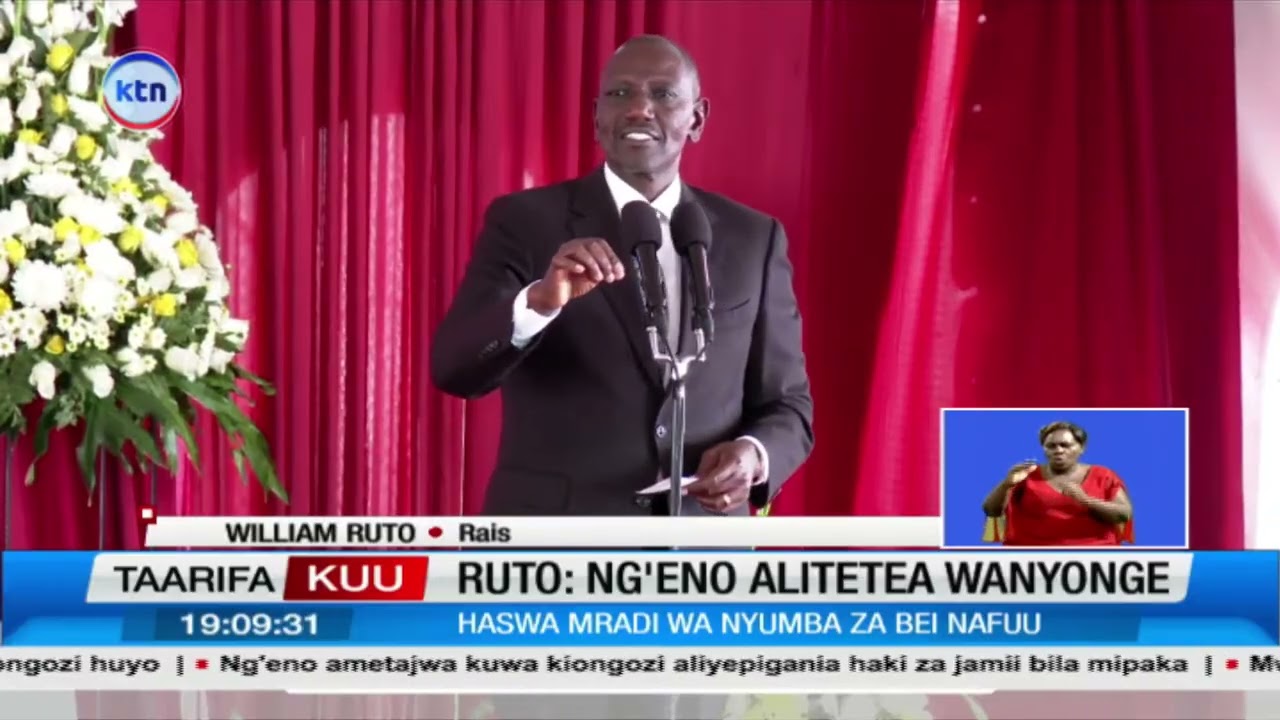 Rais Ruto Amuomboleza Ng’eno na Kuahidi Kuendeleza Miradi Aliyoanzisha