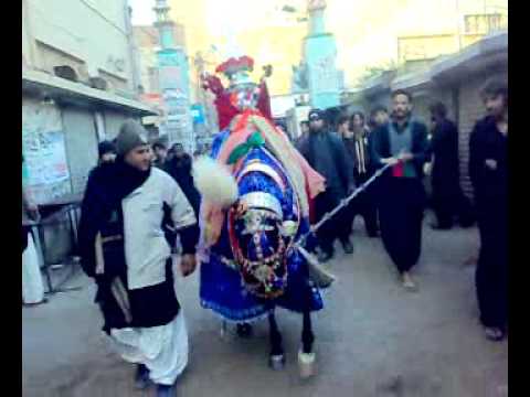 Moon Mirza's zuLjinah on 7th moharm tando agha hyd...