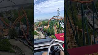 POV: Siren's Curse FRONT ROW. Cedar Point - Music & Voice - Smooth Roller Coaster
