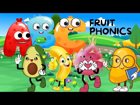Phonics Song - Toddlers Learning | A for Apple - ABC Alphabet Song | A to Z Fruit Name