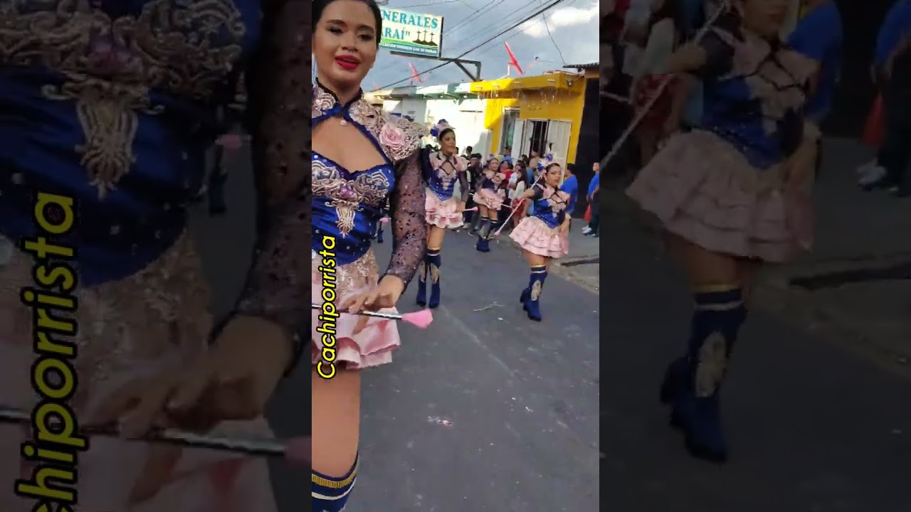 ESPECTACULAR DESFILE PASARELA DE REINAS CACHIPORRISTAS