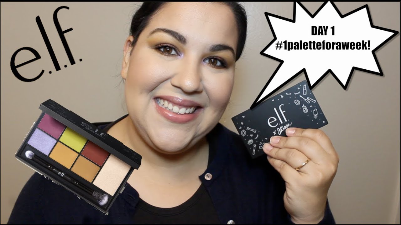 DAY 1 | 1 PALETTE FOR A WEEK! | ELFXJKISSA PALETTE!