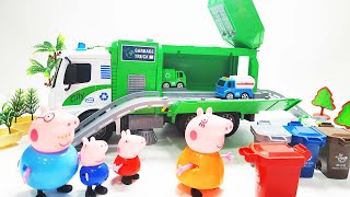 Peppa Pig's Rubbish Sorting Toy Educational Videos For Kids