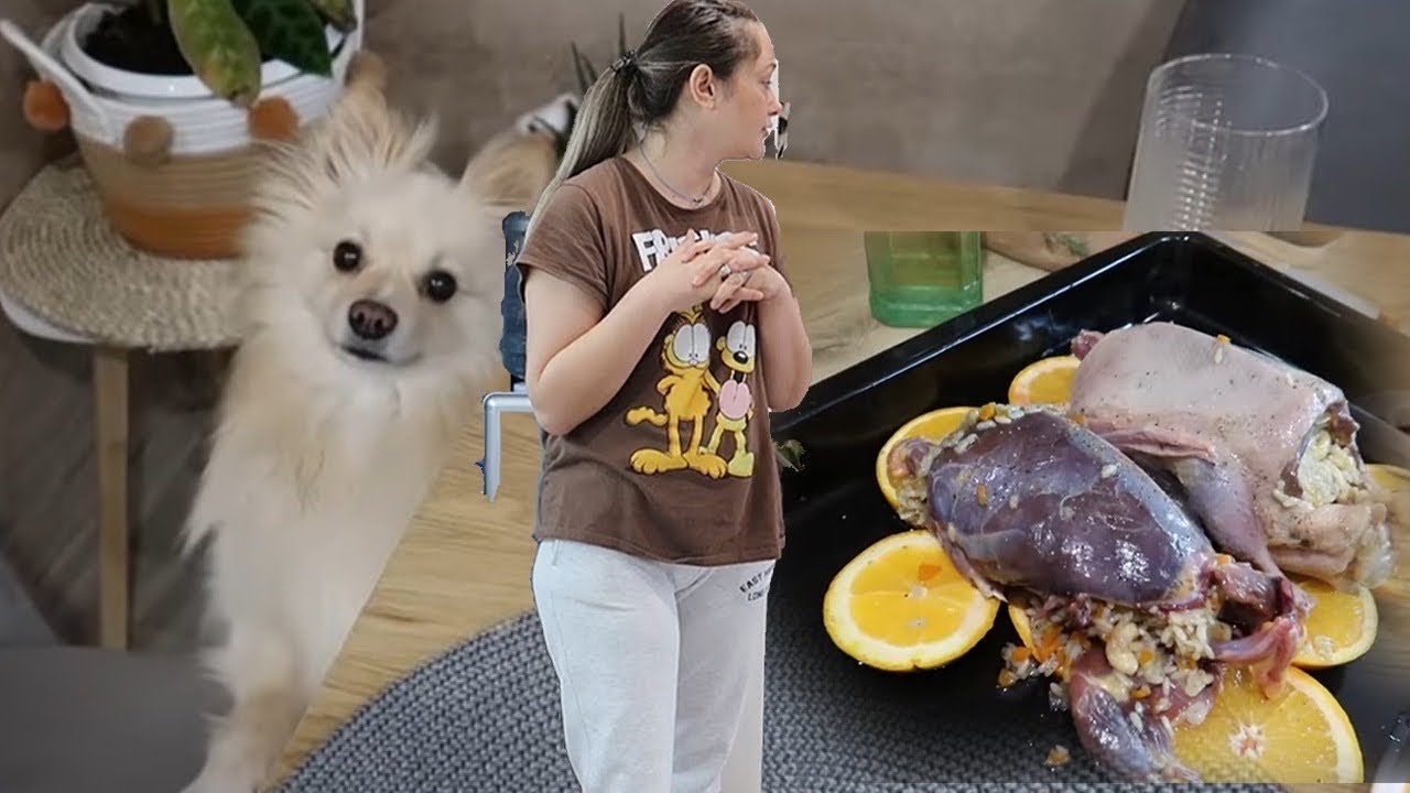 Готвим пълнена дива патица 😋