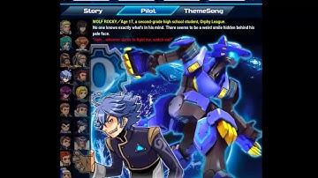 Hero Of Robots:all blue haired pilot