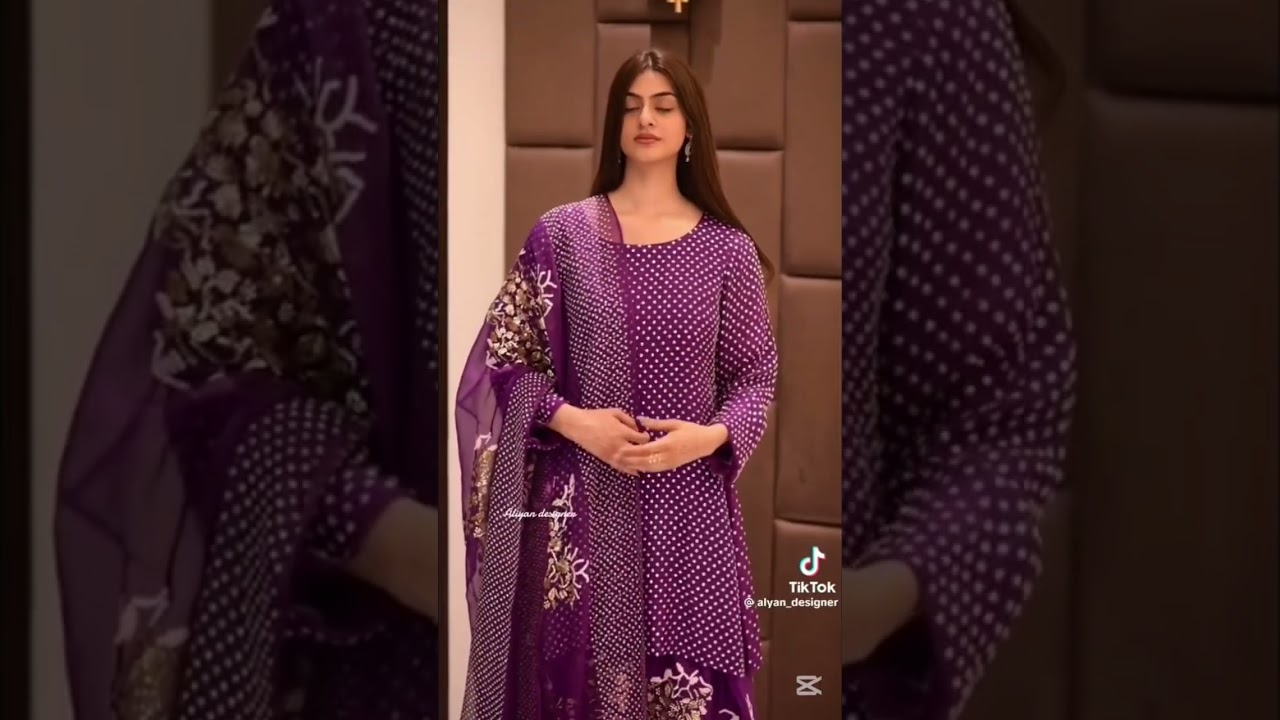 Trendy stone work dress 