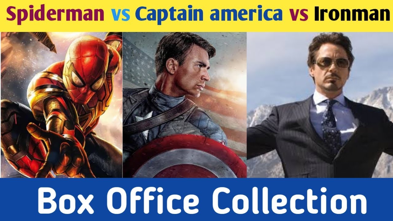 Spiderman vs Captain America vs Ironman movies box office collection ||
