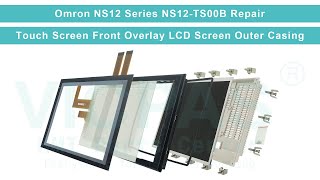 Omron NS12 Series NS12-TS00B Touch Screen Glass Protective Film LCD Screen Housing
