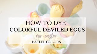 How to dye deviled eggs for easter | pastel colors! Net Worth