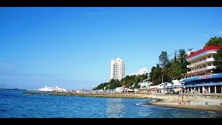 На побережье Черного моря в Сочи!/ on the beach in Sochi