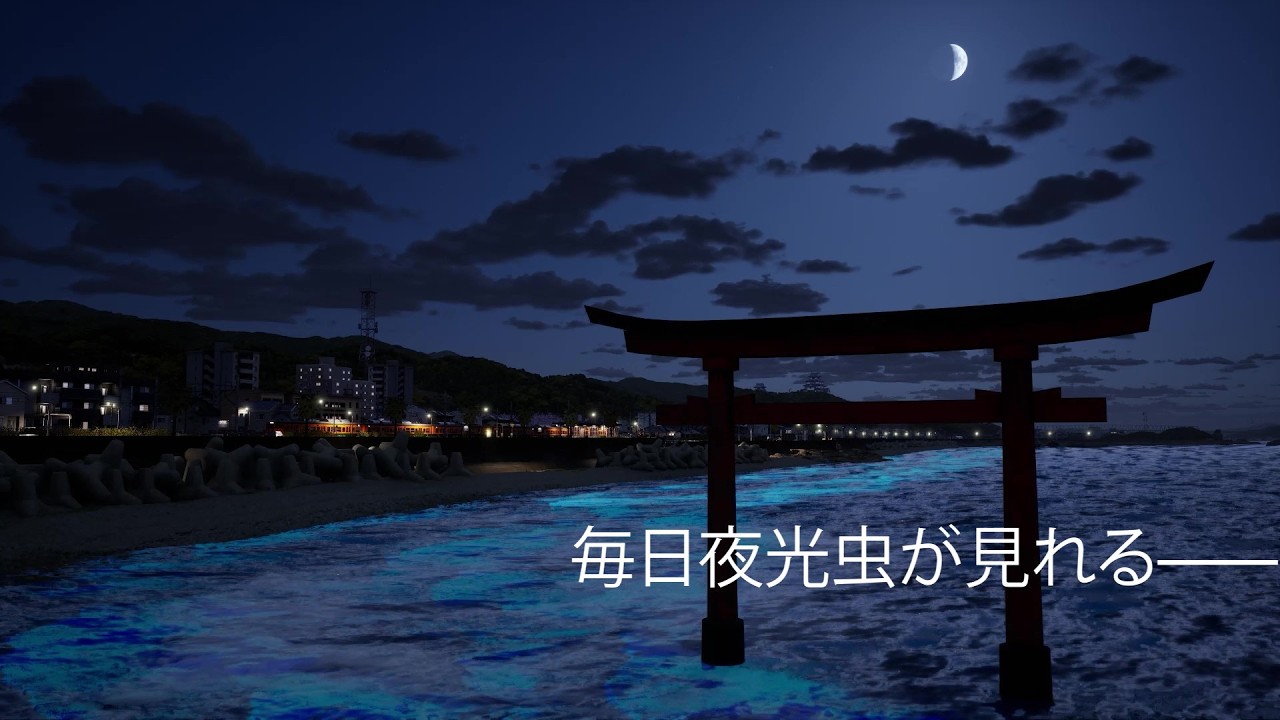 GOD PLANKTONさまページ A town where you can see bioluminescent plankton every day *Fake