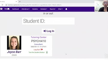 TracCloud Logging Students In and Out