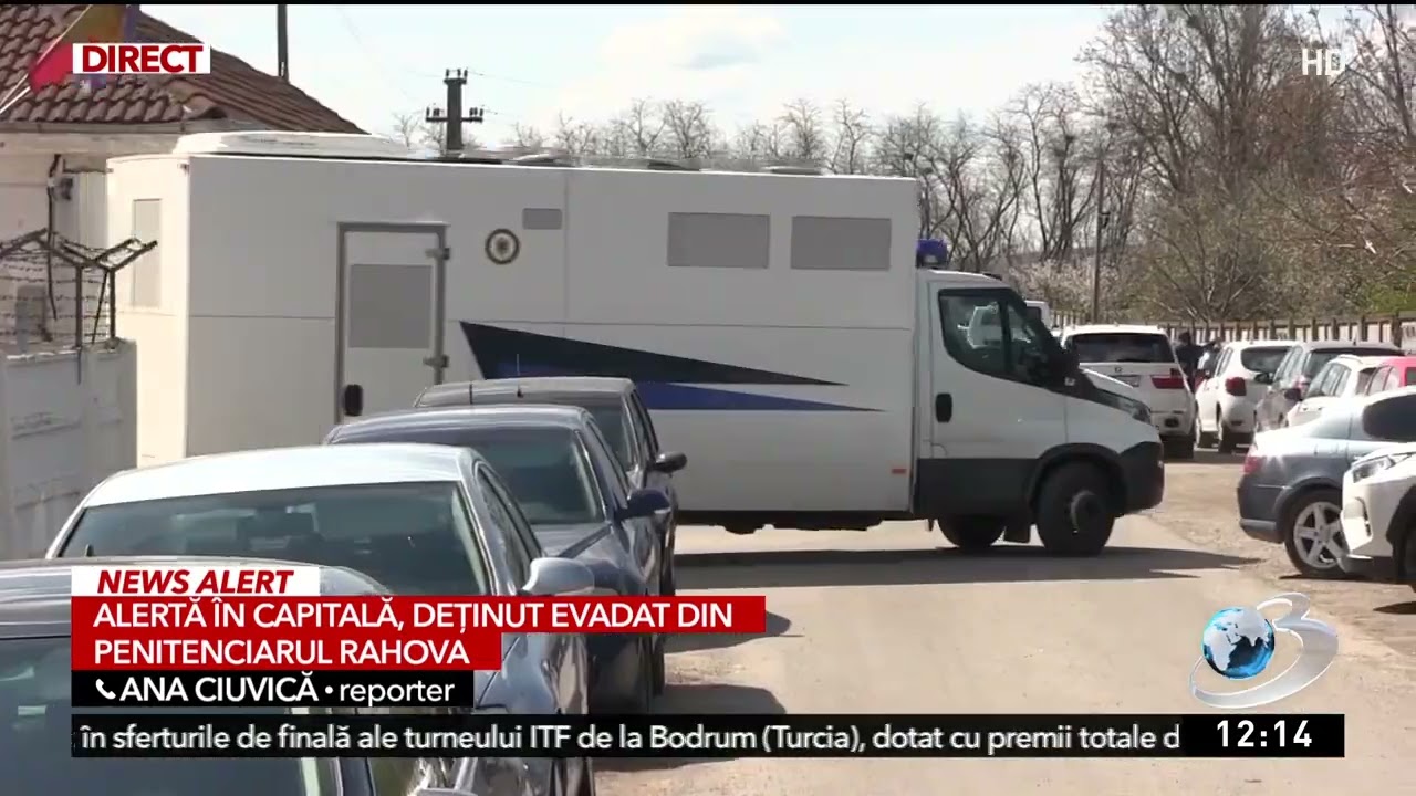 Alertă în capitală. Deținut evadat din Penitenciarul Rahova | Dacă îl vedeţi, sunaţi la 112