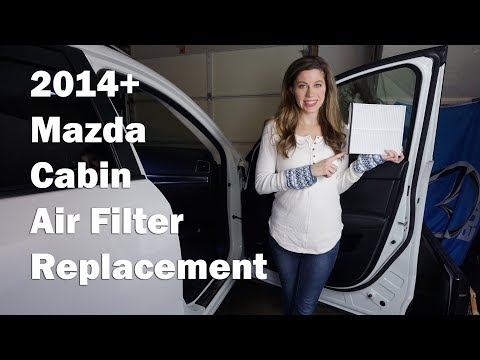 HOW TO REPLACE CABIN AIR FILTER – ALL MAZDA’s 2014+