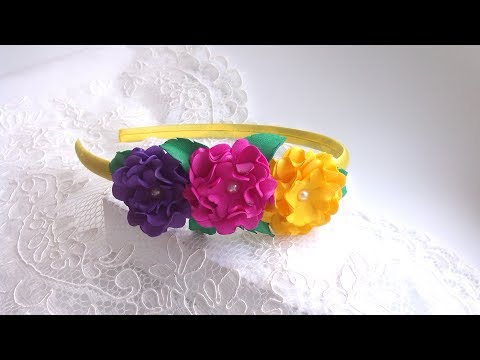 DIY Цветочный ободок