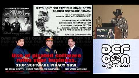 DEFCON 18: Youre Stealing It Wrong 30 Years of Inter Pirate Battles 2/4