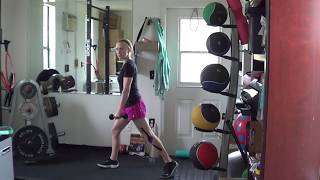 How to Dumbbell Static Lunge
