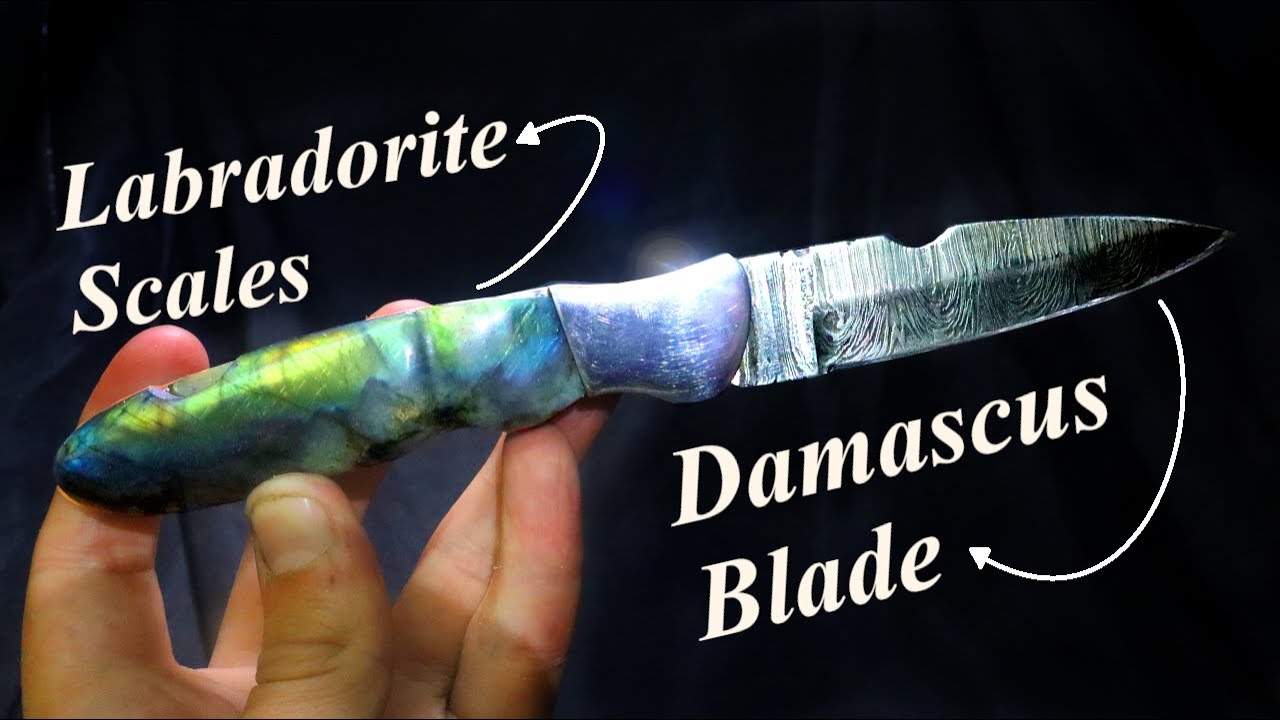 I Took a Cheap Knife and Upgraded it! Damascus Blade with Flashy