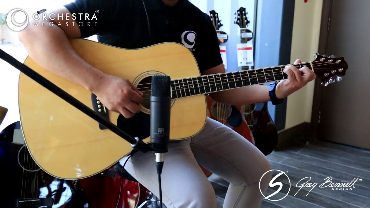 Samick Greg Benneth GD-60 NAT Acoustic Guitar - YouTube