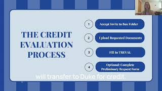 Trinity Transfer Curriculum & Credit Evaluation
