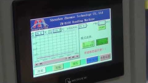 ACF Tape on LCD Glass   LED LCD TAB COF Bonding Machine ZM B100