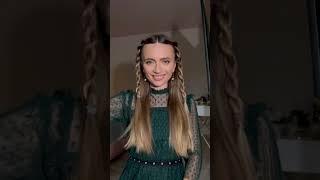 Rope Braid Half Up Hairstyle #hairtutorial #easyhairstyle