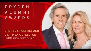 2018 Bryden Alumni Awards - Cheryl & Rob McEwen (Outstanding Contribution)