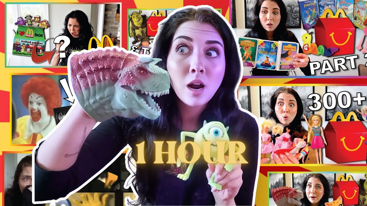 1 HOUR Opening The STRANGEST Happy Meal Toys From McDonald's