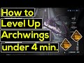 How to level up Archwings and Weapons Fast in Warframe 2021