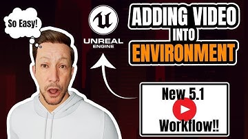 NEW in Unreal 5.1! How To Drag and Drop Videos into Your Project and Key Settings