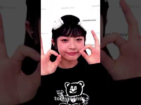 220824 뉴진스 사운드웨이브 영통 팬싸 #하니체리봉봉 챌린지 .. 🍒세상에서제일귀여운아기체리임