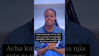 Kuanzia Leo acha matumizi ya njia zozote za uzazi wa mpango