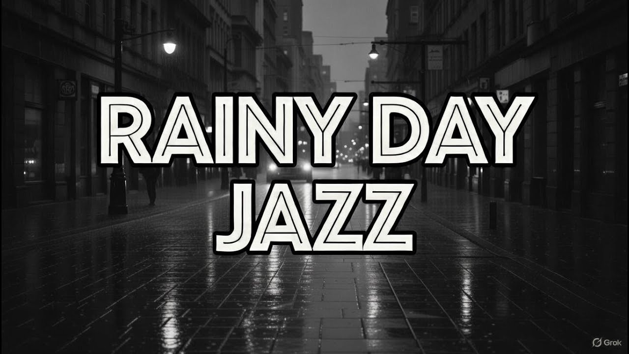 1.5 hours of Rainy Day Jazz | Cozy Blues & Smooth Instrumentals for Rainy Day Comfort