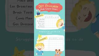 Turn chores into a game with a free printable kids chore chart.
