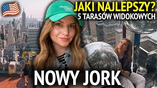 NOWY JORK: NAJLEPSZE PUNKTY WIDOKOWE - Empire State Building i inne drapacze chmur | USA VLOG