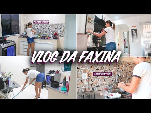 VLOG DA FAXINA | dando a geral em casa, trabalho e culto