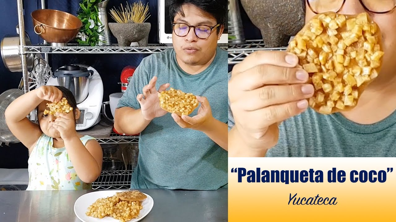 PALANQUETA DE COCO YUCATECA O COCADA, FACIL, RICO, DELICIOSO, PASO A PASO, TIPS.