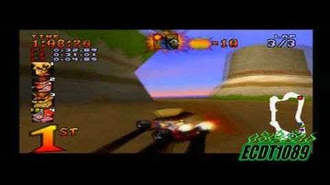 Crash Team Racing [Playthrough] Part 1: Crash Cove (Trophy Race)