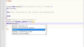 PHP- Selecting values from the MYSQL database using xampp | JUSTPASS Tutorials