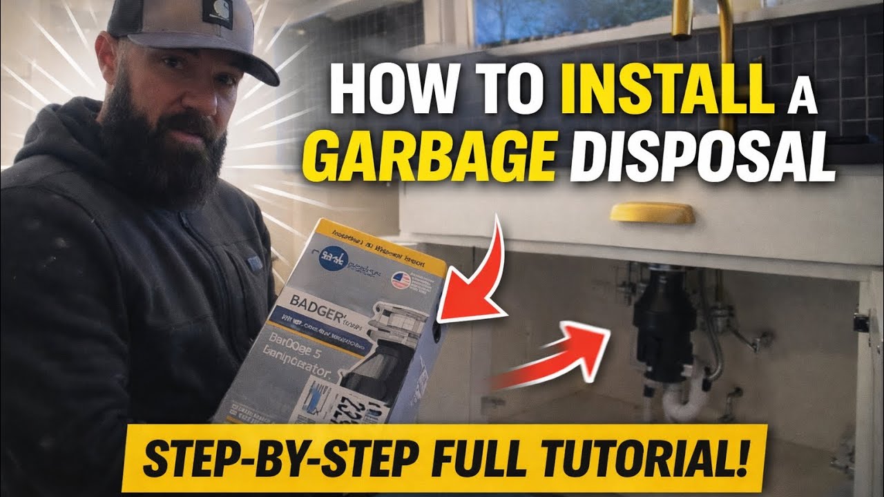 How to install a garbage disposal (tips and tricks!)