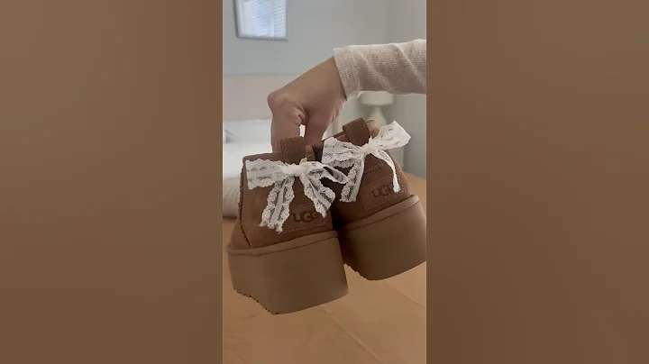 Cute bows for your ugg ultra mini platform #uggs #diy