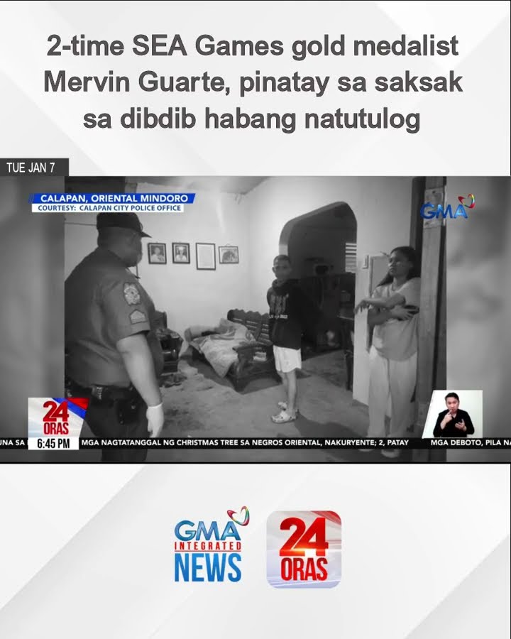 2-time SEA Games gold medalist Mervin Guarte, pinatay sa saksak sa dibdib habang natutulog | 24 Oras