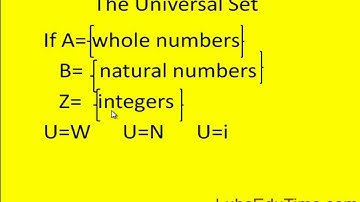 DLubin performing The Universal set video
