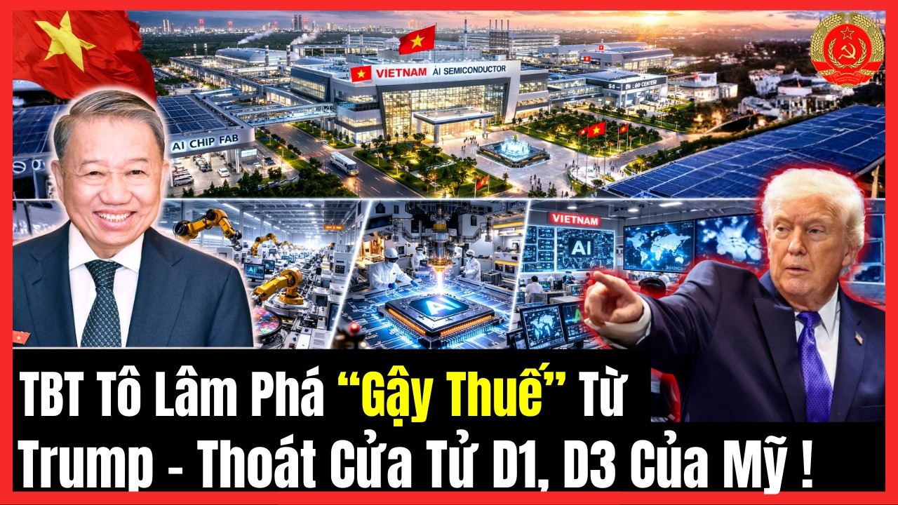 TBT Tô Lâm Phá “Gậy Thuế” Từ Trump - Thoát Cửa Tử D1, D3 Của Mỹ !